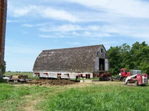 Moving a barn