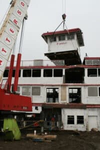 Moving parts of a building