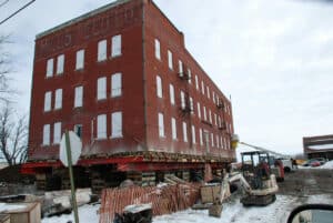 Moving a building